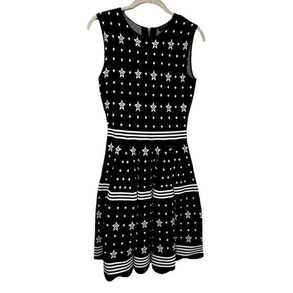 Ted Baker London Mariae Star Skater Dress Size 2 US 6 Jacquard Knit - Picture 2 of 6